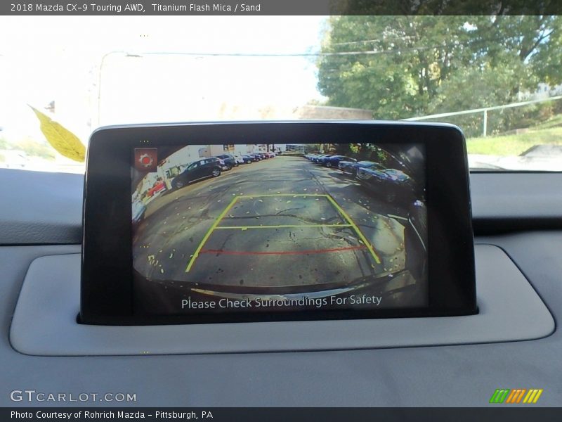 Titanium Flash Mica / Sand 2018 Mazda CX-9 Touring AWD