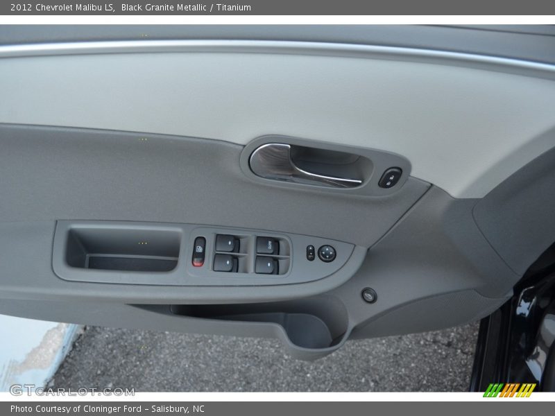 Black Granite Metallic / Titanium 2012 Chevrolet Malibu LS