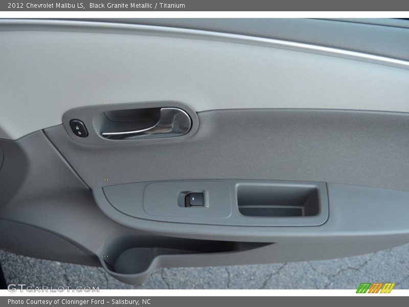 Black Granite Metallic / Titanium 2012 Chevrolet Malibu LS