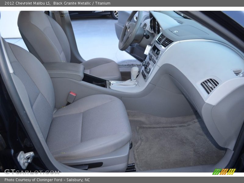 Black Granite Metallic / Titanium 2012 Chevrolet Malibu LS
