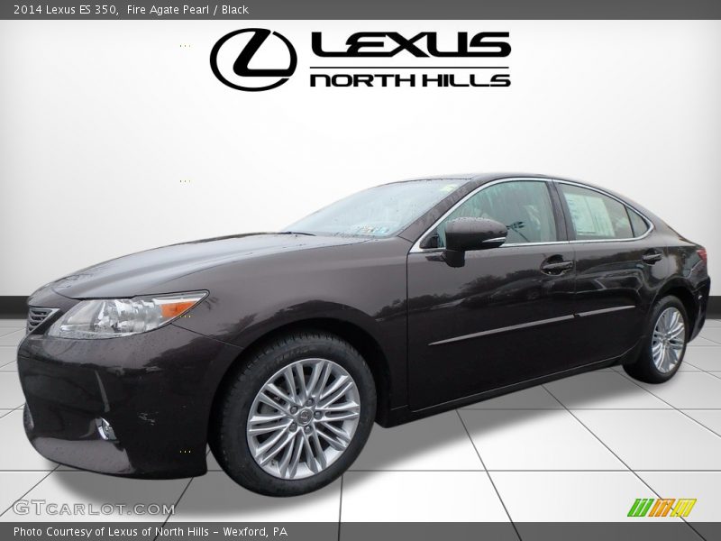 Fire Agate Pearl / Black 2014 Lexus ES 350