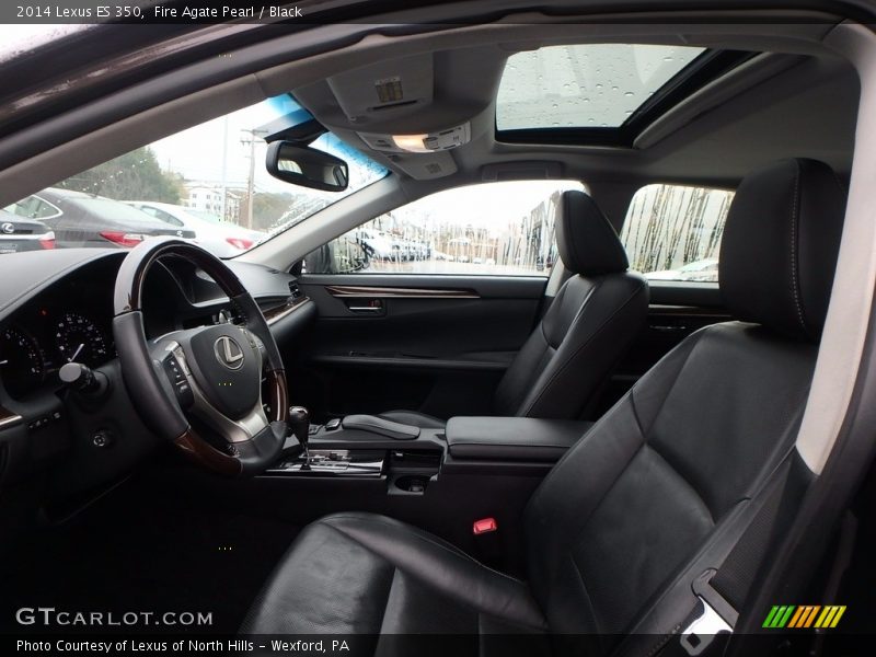 Fire Agate Pearl / Black 2014 Lexus ES 350