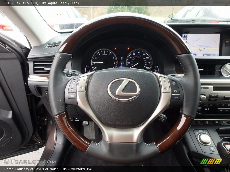 Fire Agate Pearl / Black 2014 Lexus ES 350