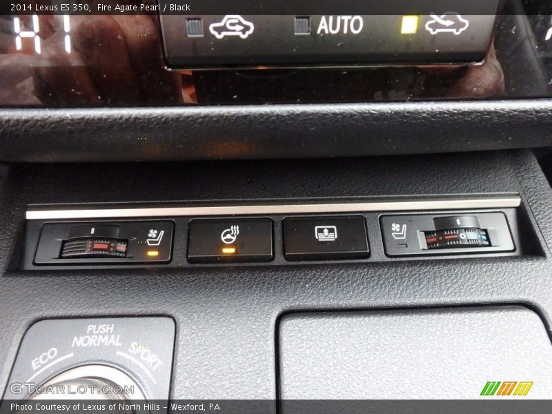 Fire Agate Pearl / Black 2014 Lexus ES 350