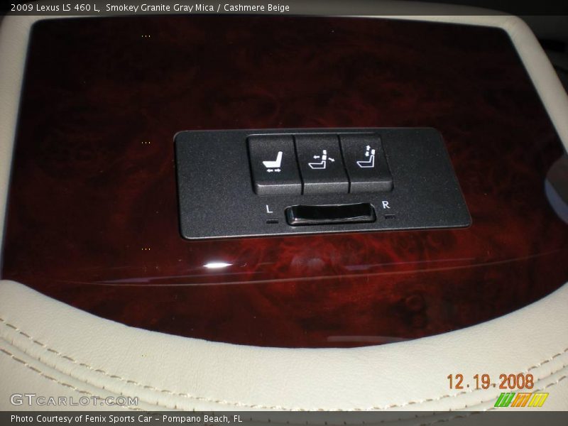 Smokey Granite Gray Mica / Cashmere Beige 2009 Lexus LS 460 L