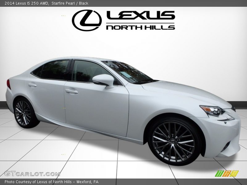 Starfire Pearl / Black 2014 Lexus IS 250 AWD