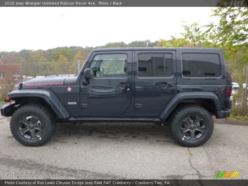  2018 Wrangler Unlimited Rubicon Recon 4x4 Rhino