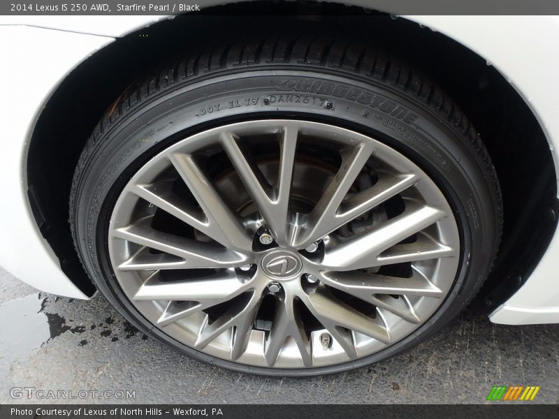 Starfire Pearl / Black 2014 Lexus IS 250 AWD