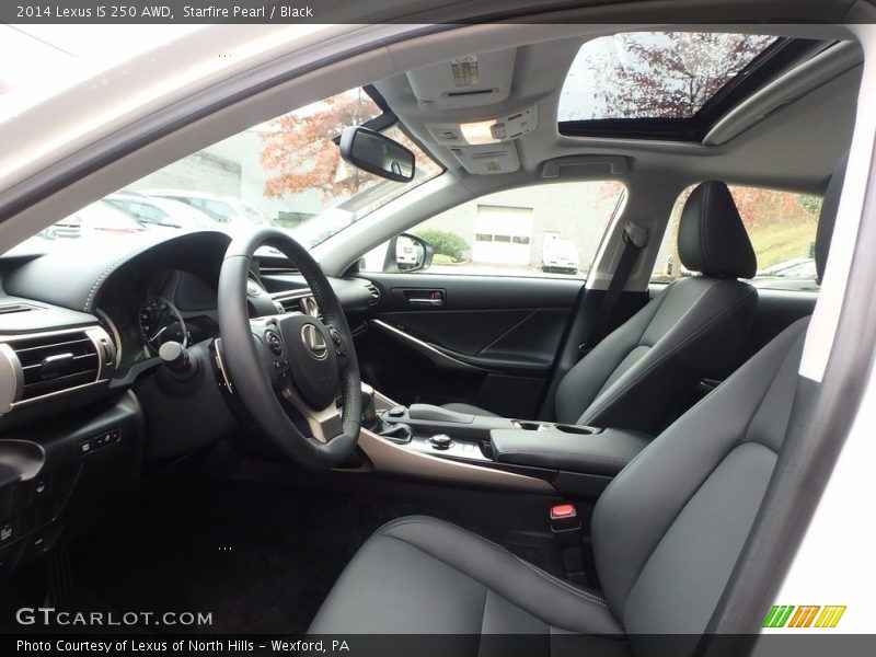 Starfire Pearl / Black 2014 Lexus IS 250 AWD