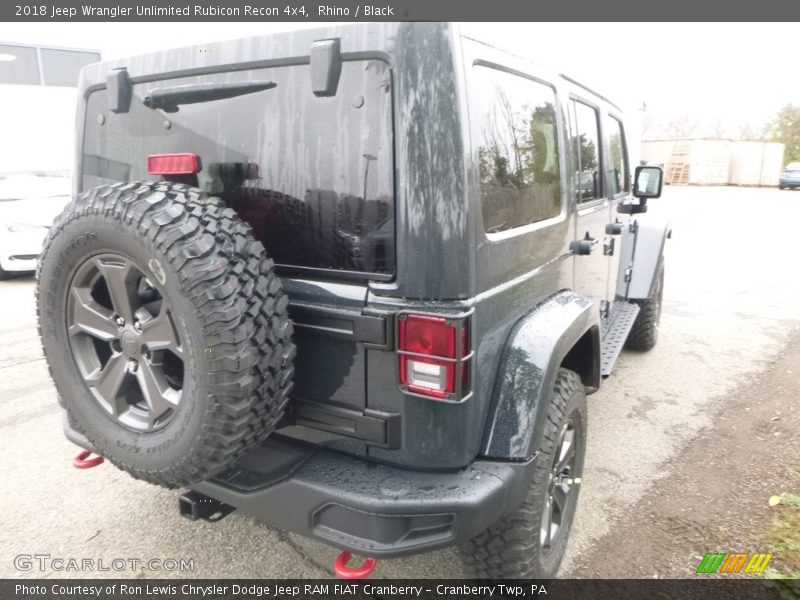 Rhino / Black 2018 Jeep Wrangler Unlimited Rubicon Recon 4x4