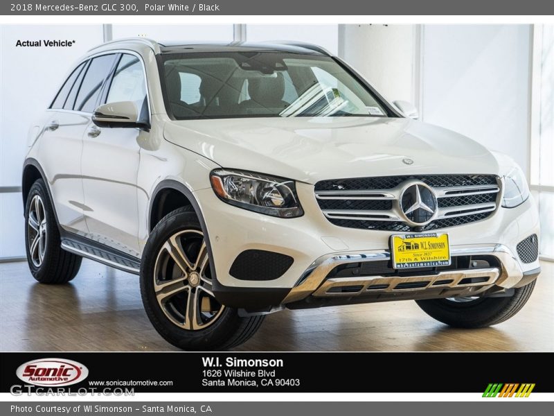 Polar White / Black 2018 Mercedes-Benz GLC 300