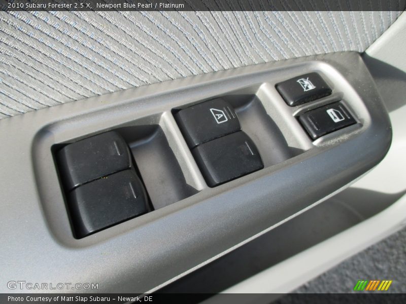Newport Blue Pearl / Platinum 2010 Subaru Forester 2.5 X