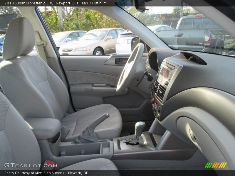 Newport Blue Pearl / Platinum 2010 Subaru Forester 2.5 X