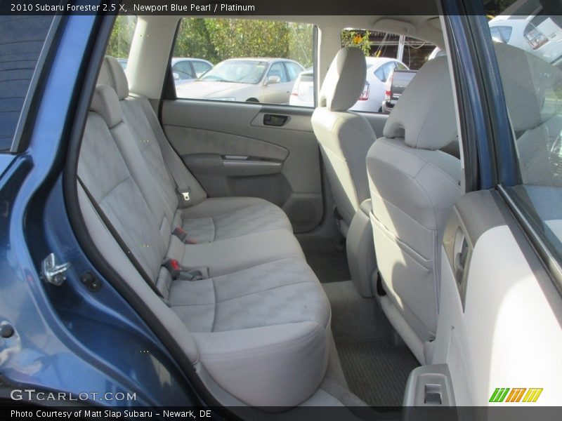 Newport Blue Pearl / Platinum 2010 Subaru Forester 2.5 X