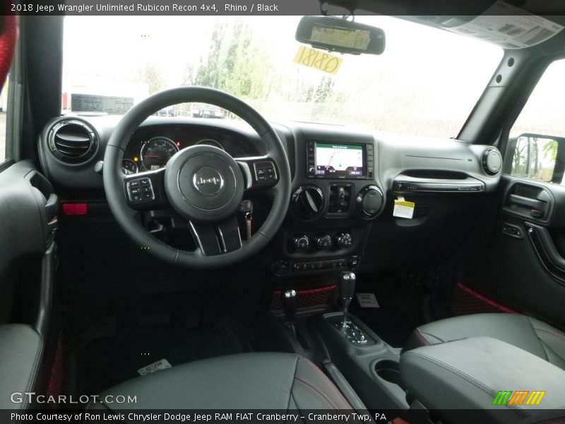 Dashboard of 2018 Wrangler Unlimited Rubicon Recon 4x4