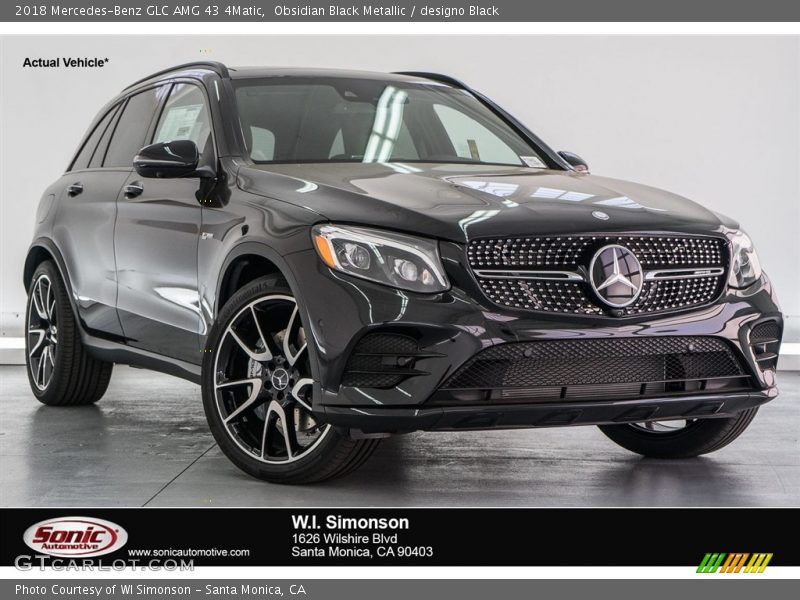 Obsidian Black Metallic / designo Black 2018 Mercedes-Benz GLC AMG 43 4Matic