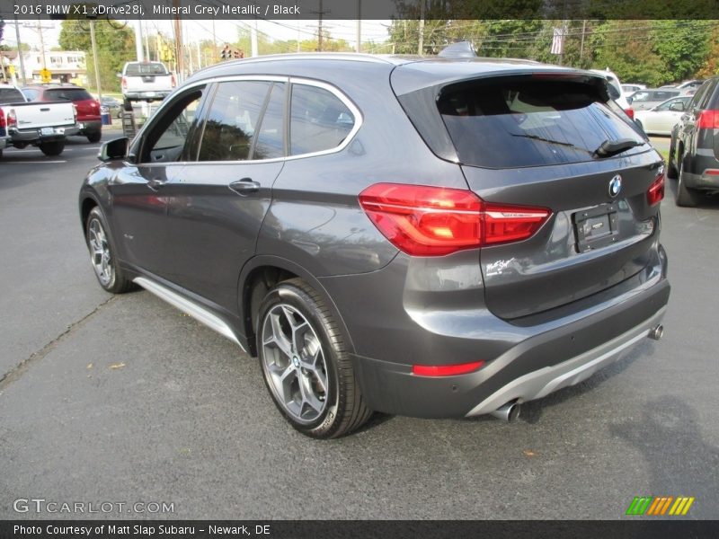 Mineral Grey Metallic / Black 2016 BMW X1 xDrive28i