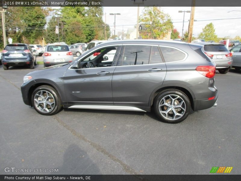 Mineral Grey Metallic / Black 2016 BMW X1 xDrive28i