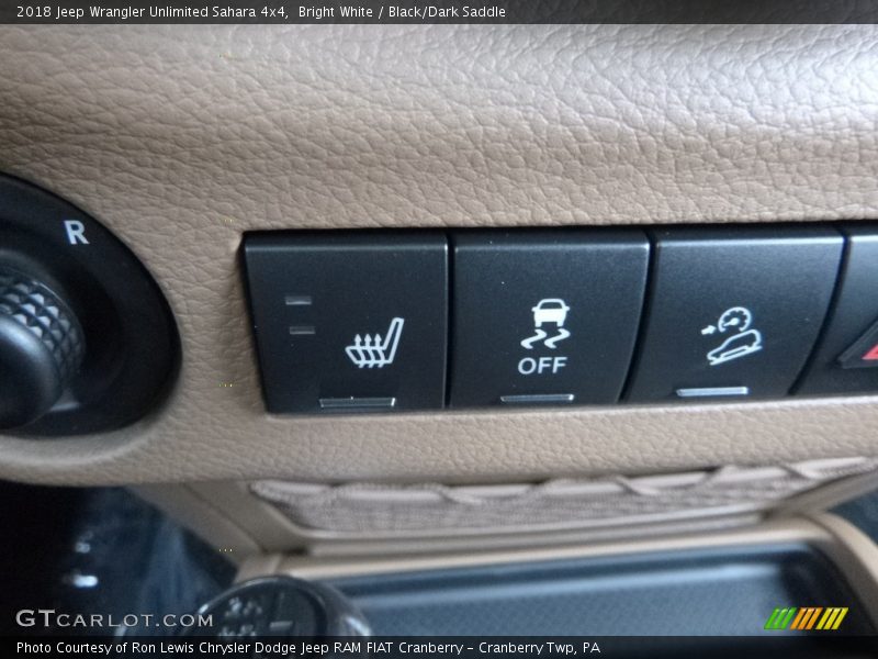 Controls of 2018 Wrangler Unlimited Sahara 4x4