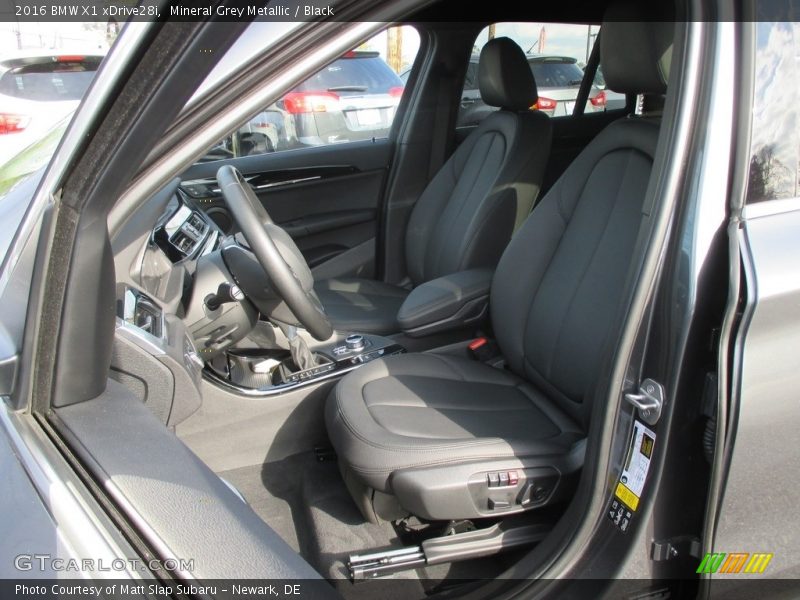 Mineral Grey Metallic / Black 2016 BMW X1 xDrive28i