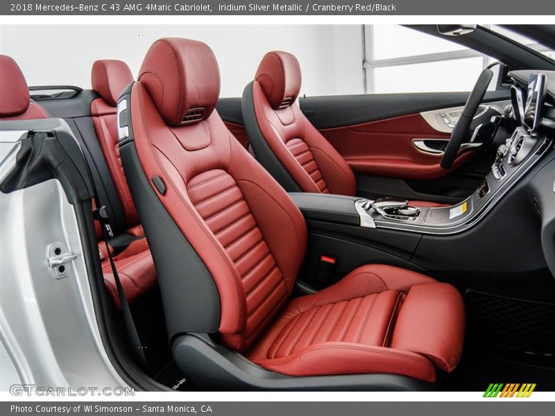  2018 C 43 AMG 4Matic Cabriolet Cranberry Red/Black Interior