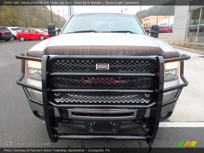 Silver Birch Metallic / Ebony/Light Cashmere 2009 GMC Sierra 2500HD SLE Crew Cab 4x4
