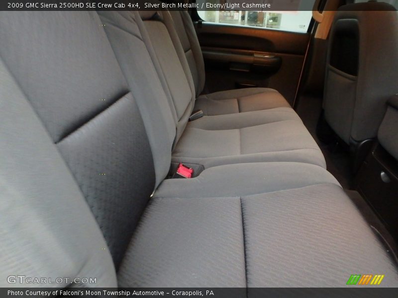 Silver Birch Metallic / Ebony/Light Cashmere 2009 GMC Sierra 2500HD SLE Crew Cab 4x4