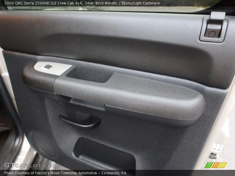 Silver Birch Metallic / Ebony/Light Cashmere 2009 GMC Sierra 2500HD SLE Crew Cab 4x4