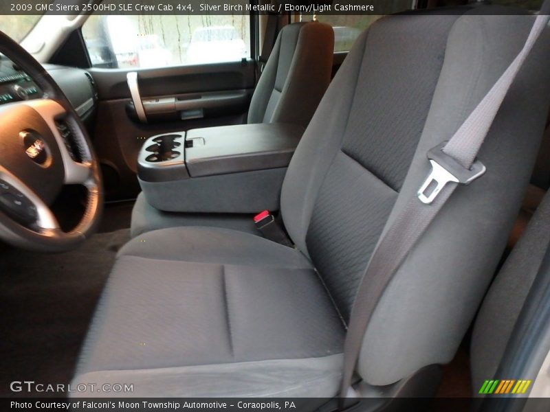 Silver Birch Metallic / Ebony/Light Cashmere 2009 GMC Sierra 2500HD SLE Crew Cab 4x4
