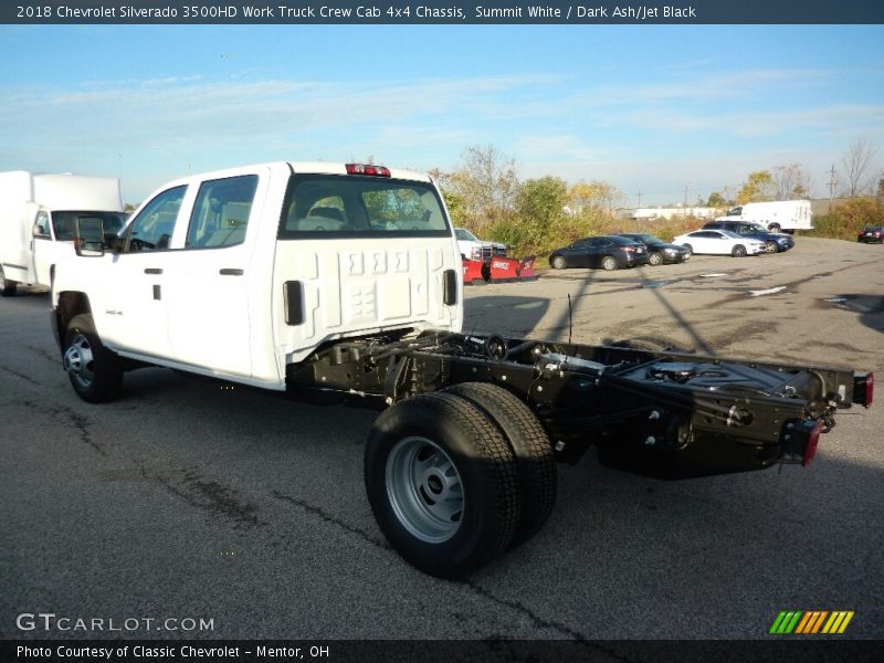 Undercarriage of 2018 Silverado 3500HD Work Truck Crew Cab 4x4 Chassis