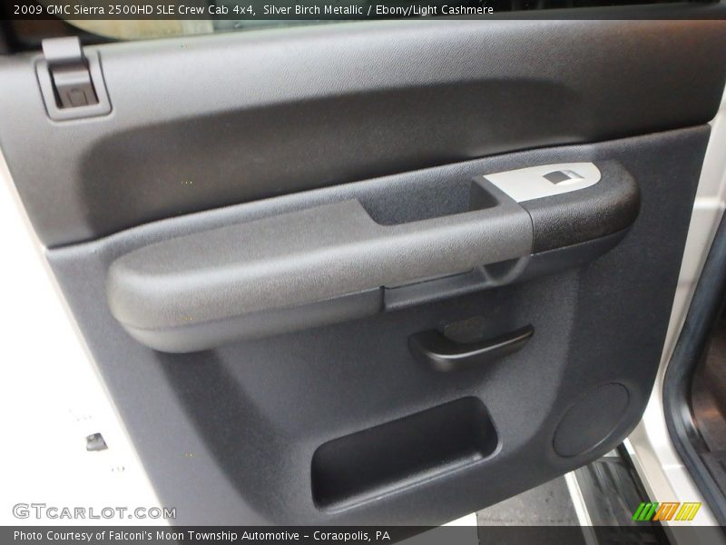 Silver Birch Metallic / Ebony/Light Cashmere 2009 GMC Sierra 2500HD SLE Crew Cab 4x4