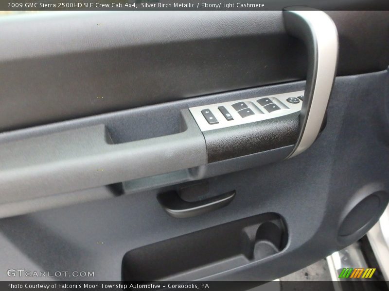 Silver Birch Metallic / Ebony/Light Cashmere 2009 GMC Sierra 2500HD SLE Crew Cab 4x4