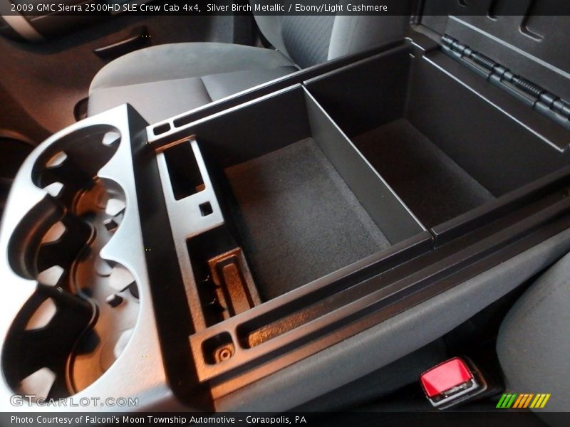 Silver Birch Metallic / Ebony/Light Cashmere 2009 GMC Sierra 2500HD SLE Crew Cab 4x4