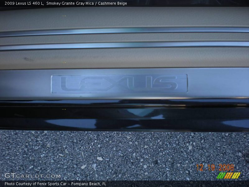 Smokey Granite Gray Mica / Cashmere Beige 2009 Lexus LS 460 L