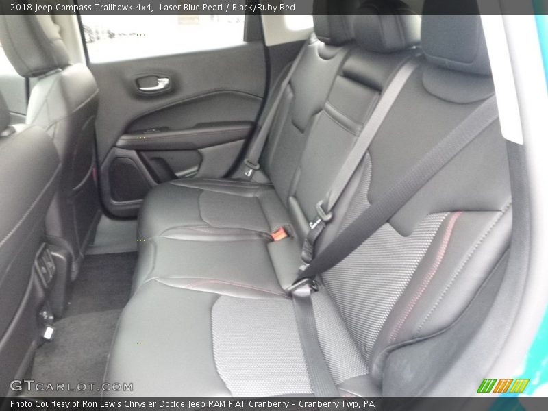 Laser Blue Pearl / Black/Ruby Red 2018 Jeep Compass Trailhawk 4x4