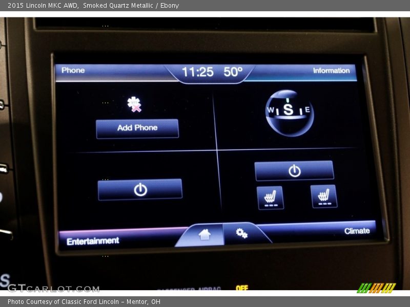 Smoked Quartz Metallic / Ebony 2015 Lincoln MKC AWD