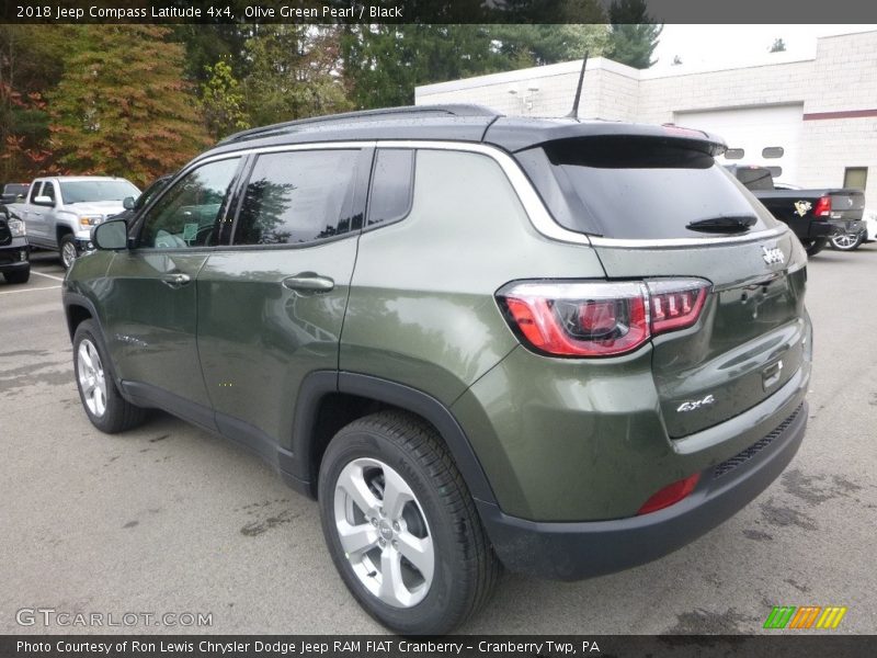Olive Green Pearl / Black 2018 Jeep Compass Latitude 4x4