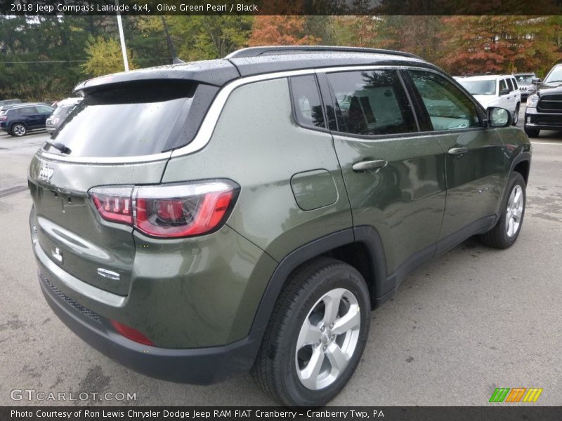 Olive Green Pearl / Black 2018 Jeep Compass Latitude 4x4