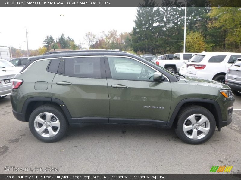 Olive Green Pearl / Black 2018 Jeep Compass Latitude 4x4