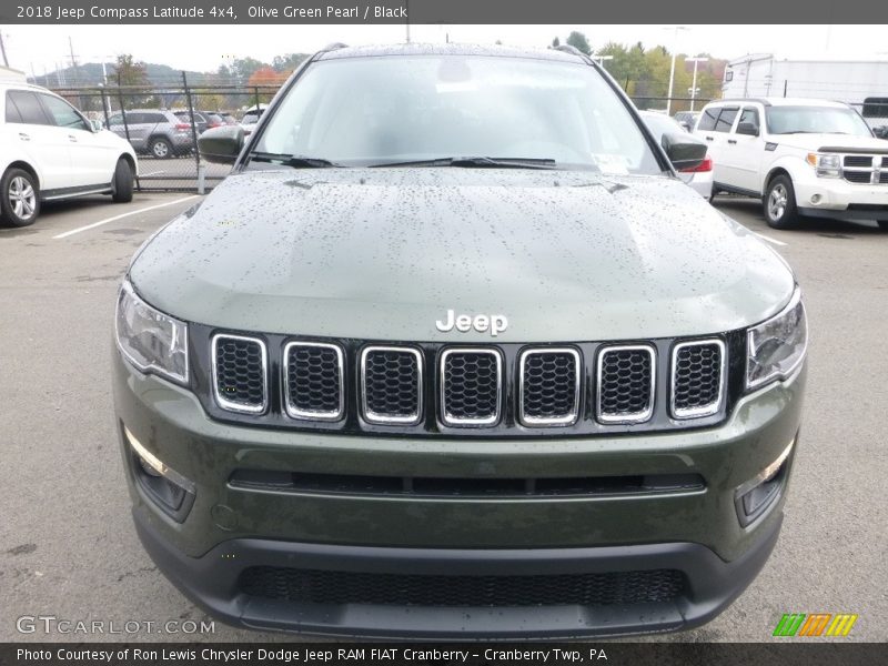 Olive Green Pearl / Black 2018 Jeep Compass Latitude 4x4