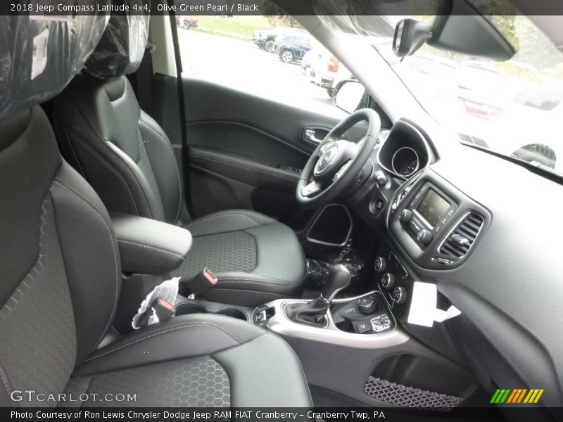 Olive Green Pearl / Black 2018 Jeep Compass Latitude 4x4
