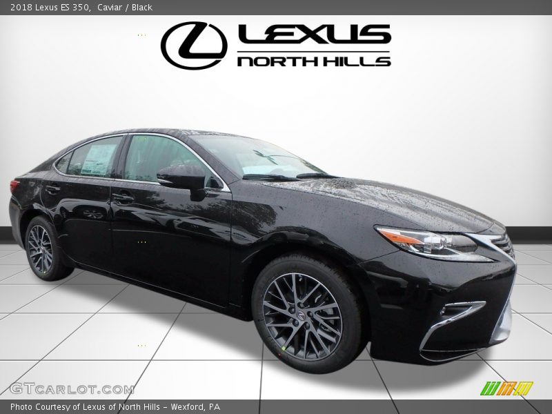 Caviar / Black 2018 Lexus ES 350