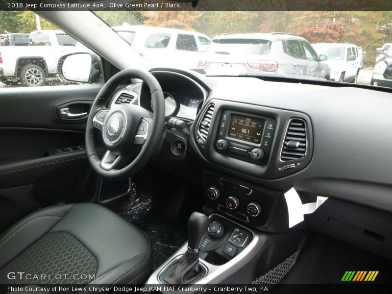 Olive Green Pearl / Black 2018 Jeep Compass Latitude 4x4
