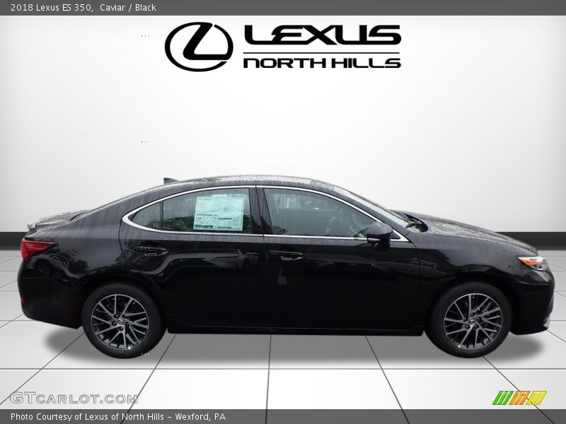 Caviar / Black 2018 Lexus ES 350