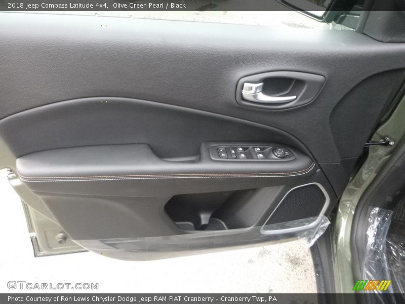 Olive Green Pearl / Black 2018 Jeep Compass Latitude 4x4