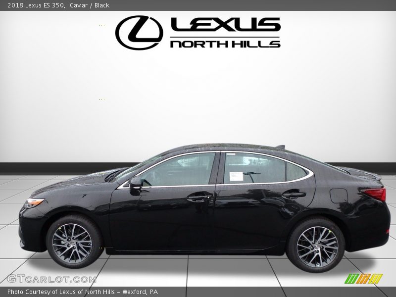 Caviar / Black 2018 Lexus ES 350