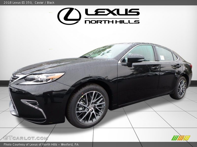 Caviar / Black 2018 Lexus ES 350