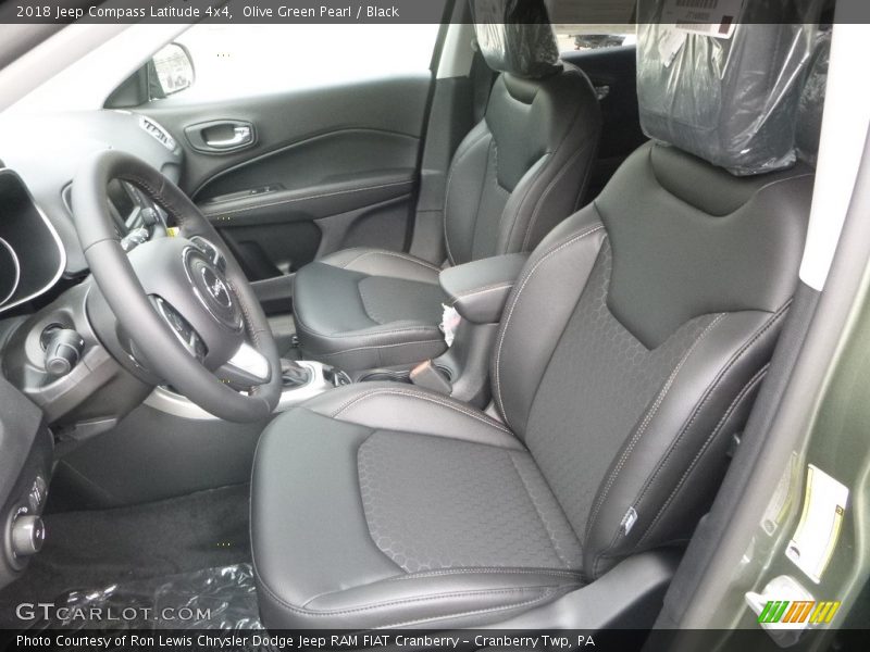 Olive Green Pearl / Black 2018 Jeep Compass Latitude 4x4