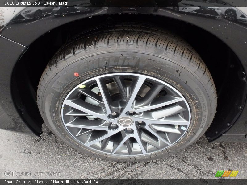 Caviar / Black 2018 Lexus ES 350