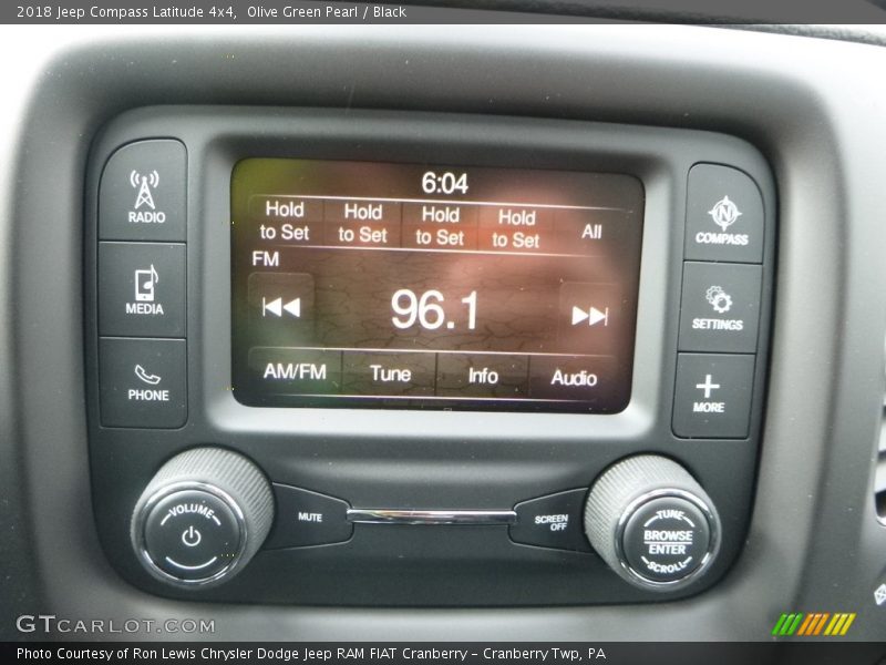 Olive Green Pearl / Black 2018 Jeep Compass Latitude 4x4